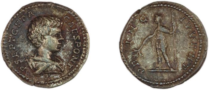 RIC IV Geta 15A, реверс, bm