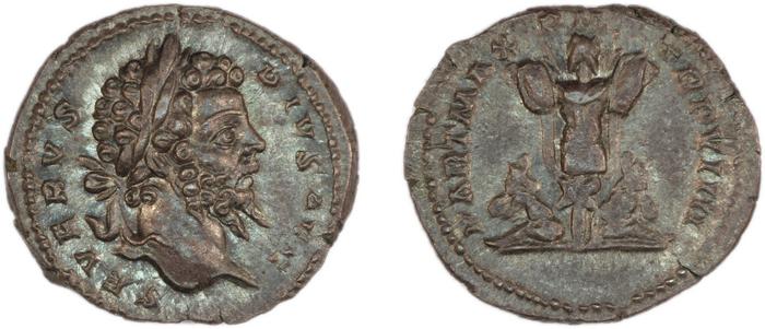 RIC IV Septimius Severus 153, реверс, bm