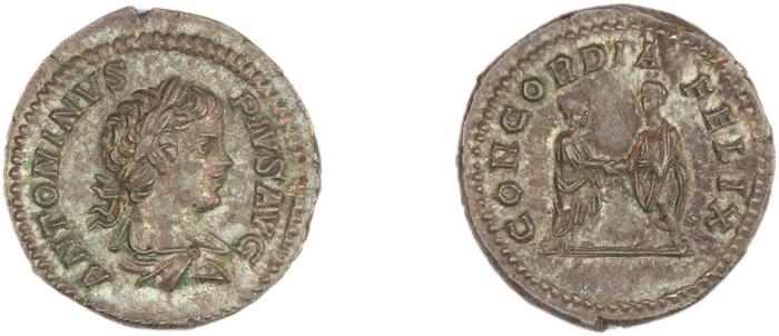 реверс RIC IV Caracalla 124A