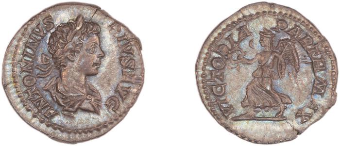RIC IV Caracalla 145, реверс, Британский музей