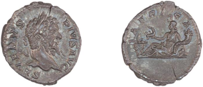 RIC IV Septimius Severus 254, реверс, Британский музей