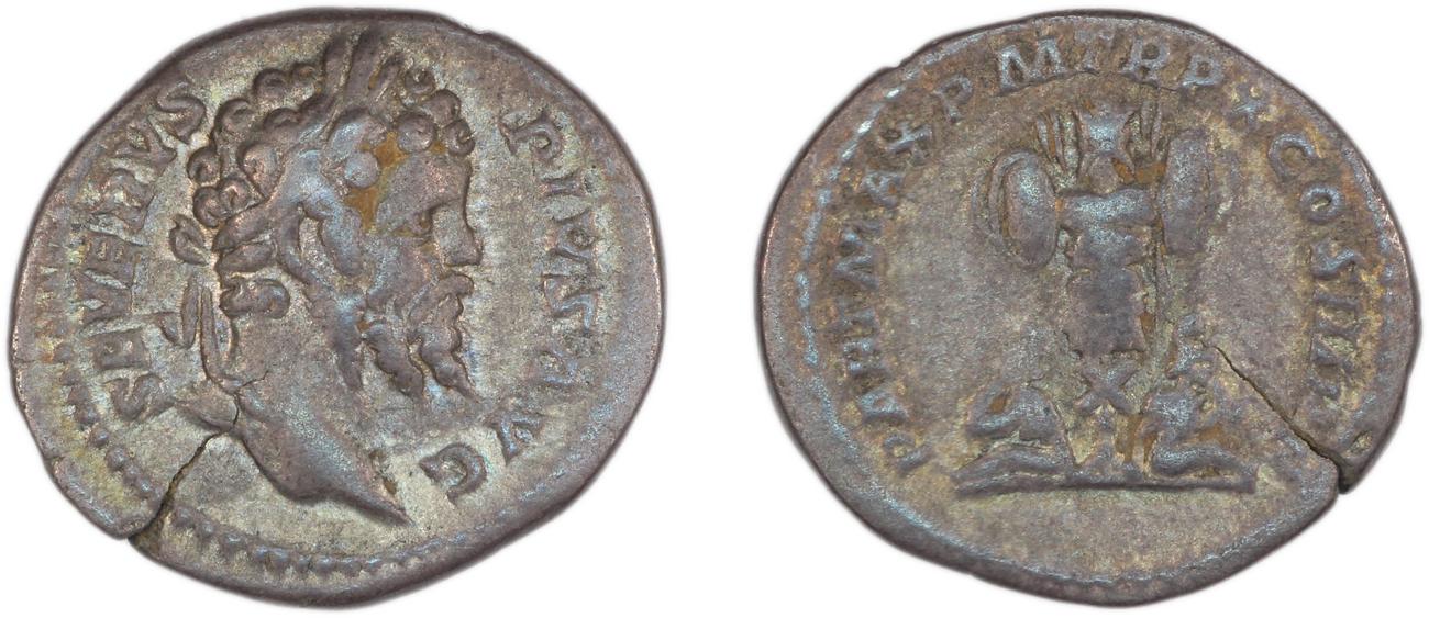 obverse RIC IV Septimius Severus 185