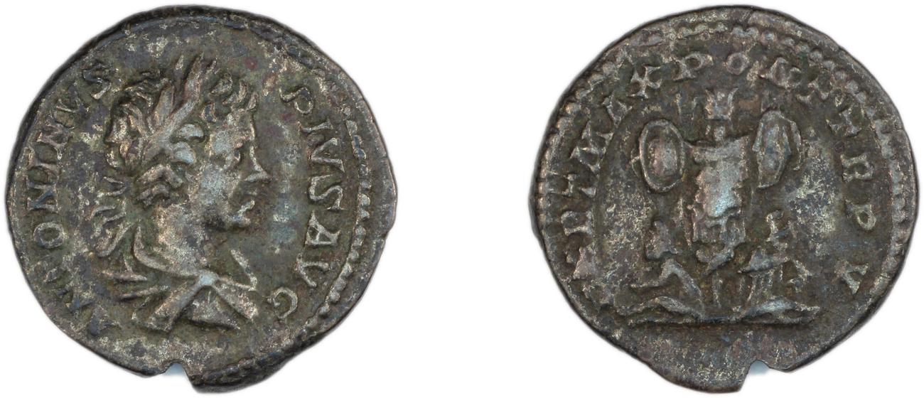 RIC IV Caracalla 63, аверс, Британский музей