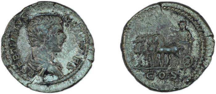 RIC IV Geta 28, реверс, bm