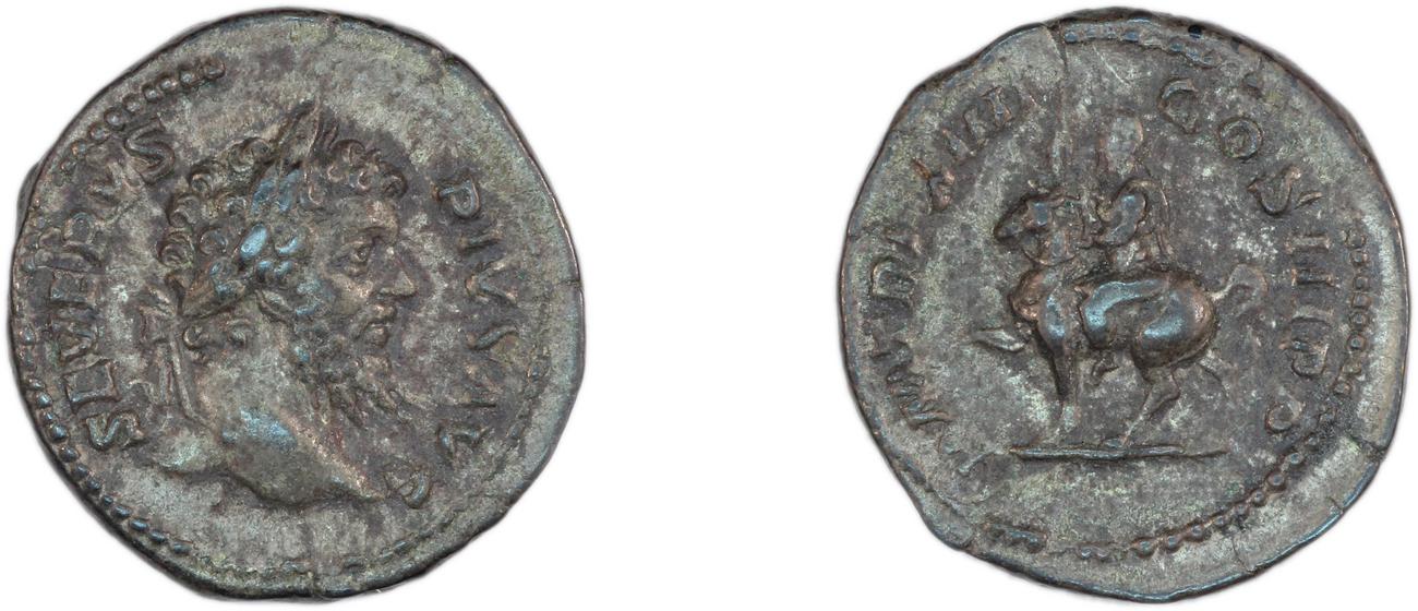 RIC IV Septimius Severus 203, аверс, Британский музей