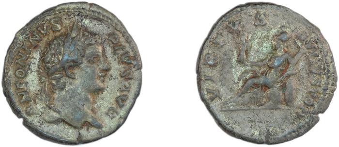 RIC IV Caracalla 176, реверс, Британский музей