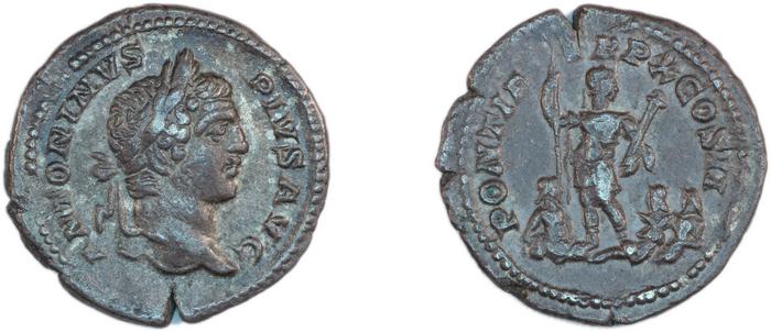 RIC IV Caracalla 96, реверс, Британский музей