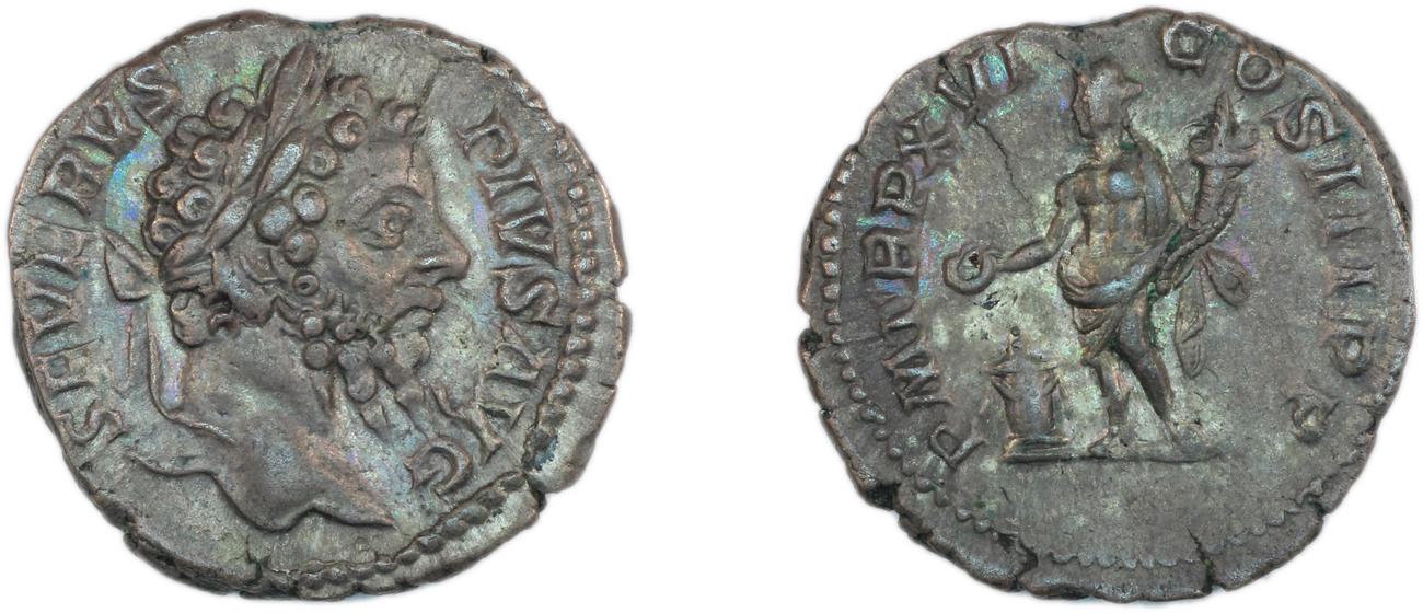 obverse RIC IV Septimius Severus 220