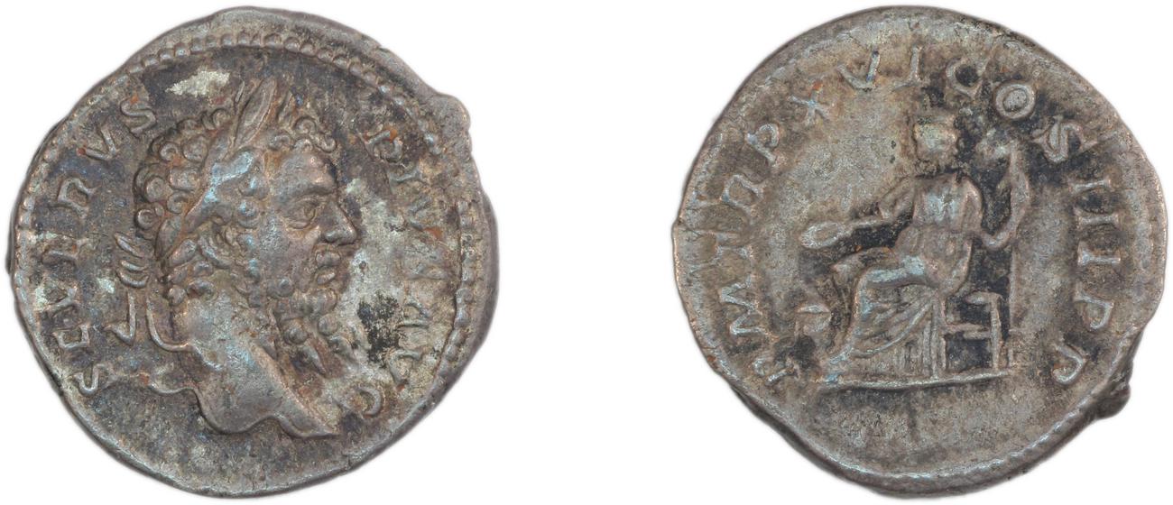 obverse RIC IV Septimius Severus 221