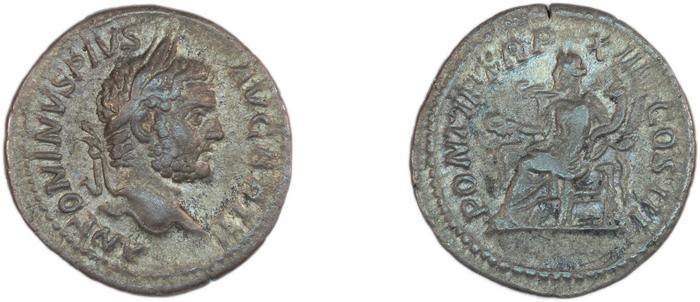 RIC IV Caracalla 116B, реверс, bm