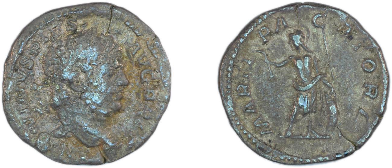RIC IV Caracalla 222, аверс, Британский музей