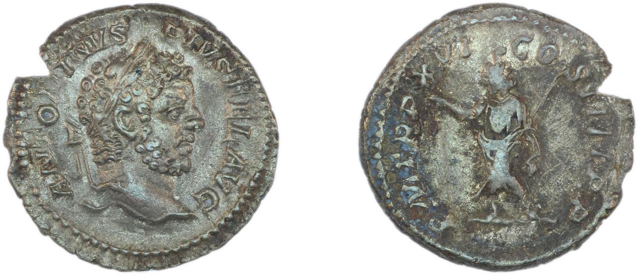 RIC IV Caracalla 208b, аверс, Британский музей
