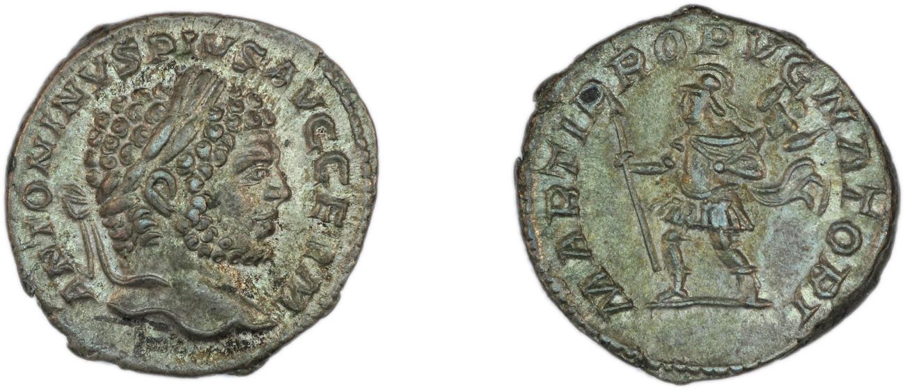 RIC IV Caracalla 307, аверс, Британский музей
