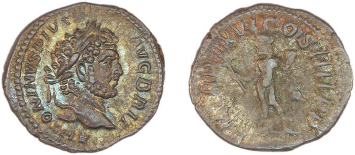 RIC IV Caracalla 206A, реверс, Британский музей