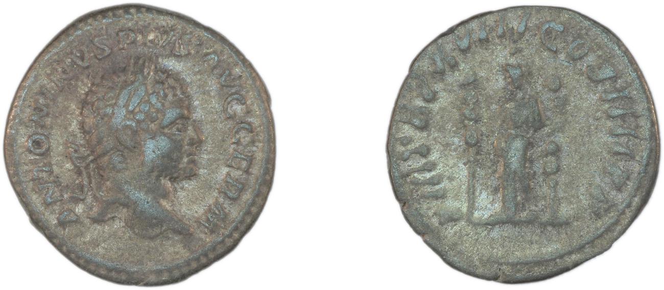 RIC IV Caracalla 266, аверс, Британский музей