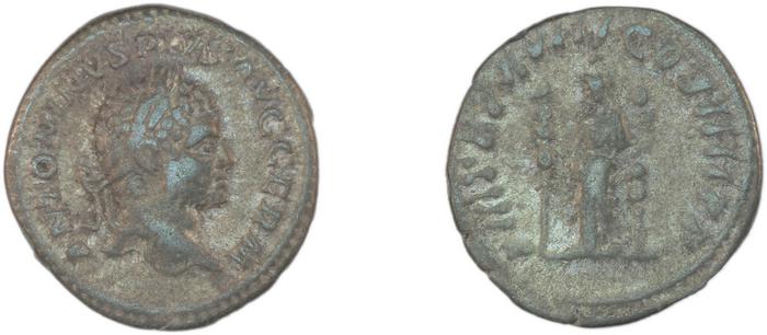 RIC IV Caracalla 266, реверс, Британский музей