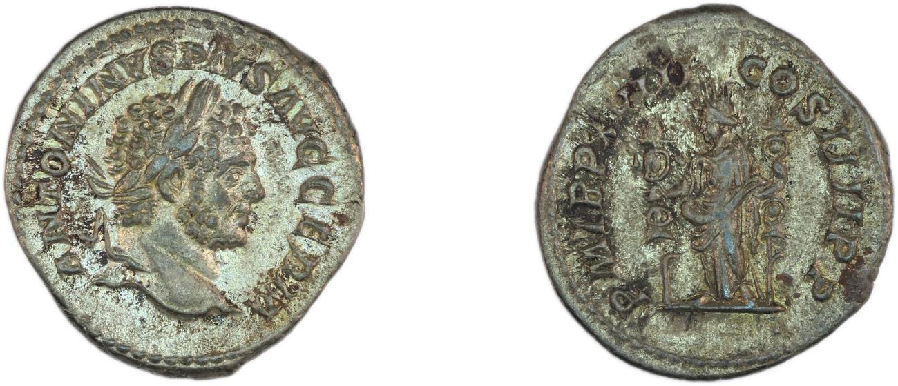 RIC IV Caracalla 266, аверс, Британский музей