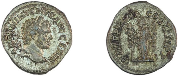 RIC IV Caracalla 266, реверс, Британский музей