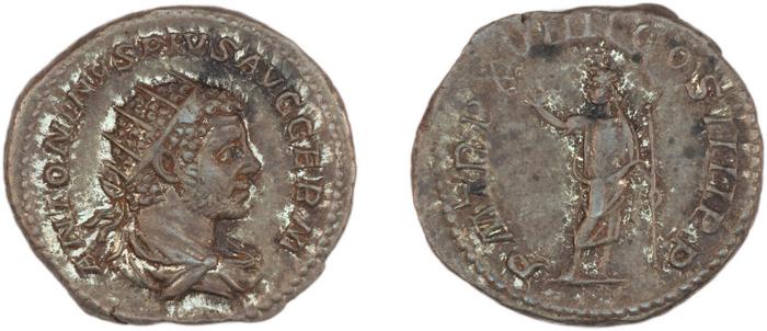 реверс RIC IV Caracalla 280D