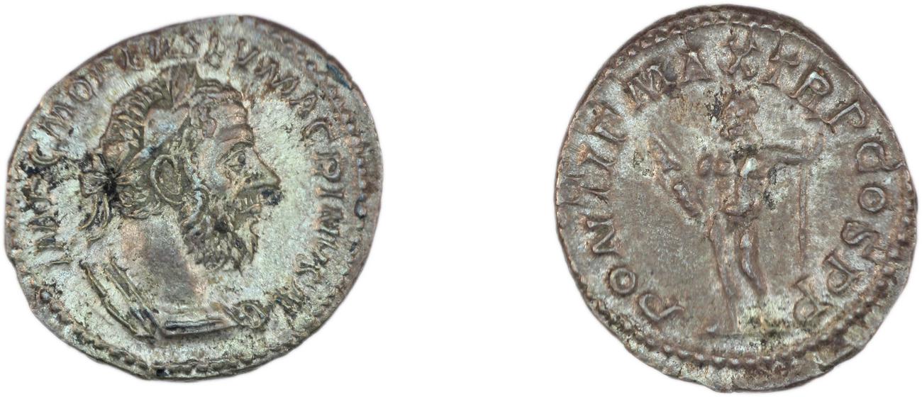 RIC IV Macrinus 15, аверс, bm