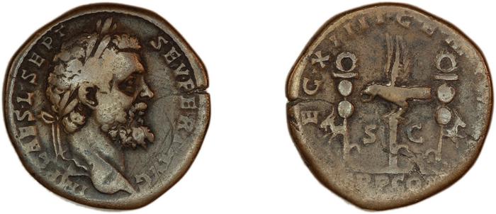 RIC IV Septimius Severus 652, реверс, Британский музей