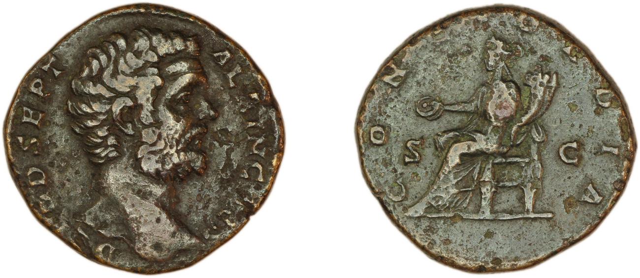 RIC IV Clodius Albinus 62, аверс, bm
