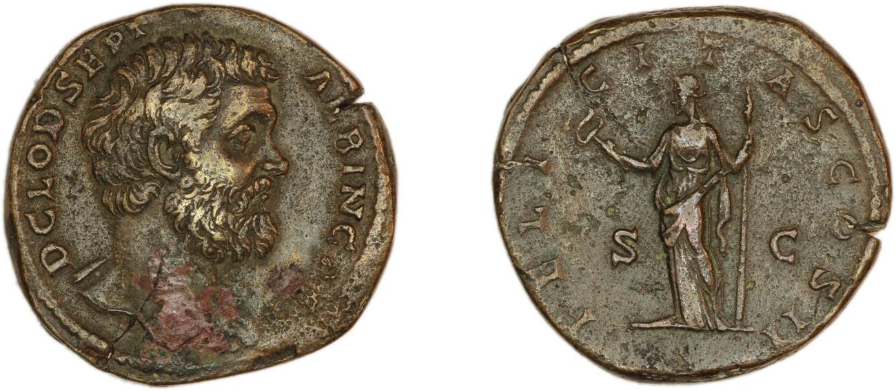 RIC IV Clodius Albinus 52D, аверс, bm