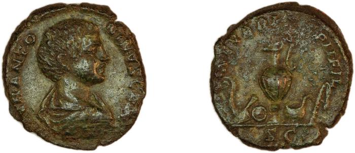 RIC IV Caracalla 404, реверс, Британский музей