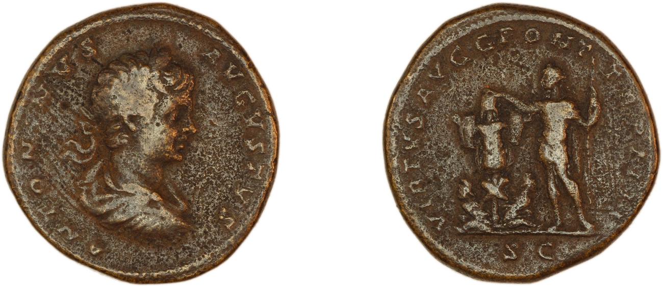 RIC IV Caracalla 409, аверс, Британский музей