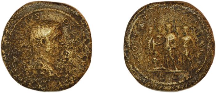 реверс RIC IV Geta 147