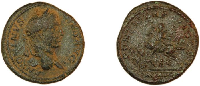 RIC IV Caracalla 449B, реверс, Британский музей