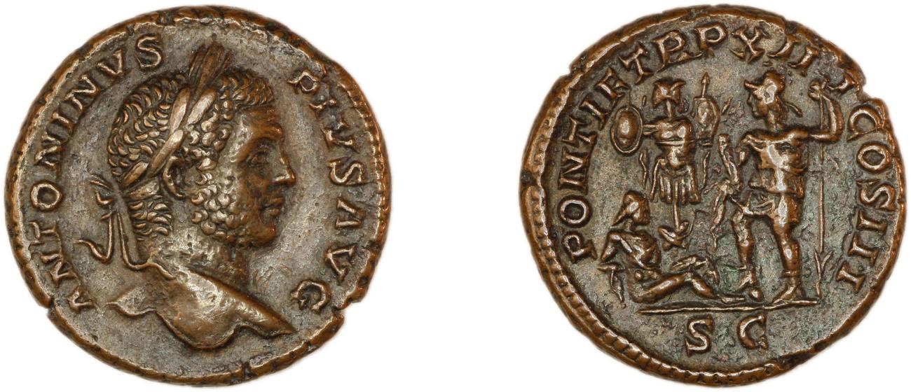 RIC IV Caracalla 458a, аверс, Британский музей