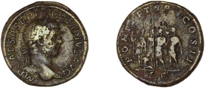 RIC IV Geta 157B, реверс, bm