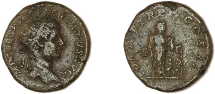 RIC IV Geta 161A, реверс, bm