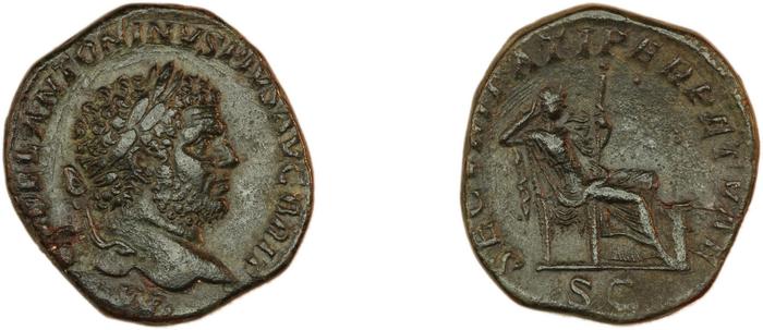 RIC IV Caracalla 512D, реверс, bm