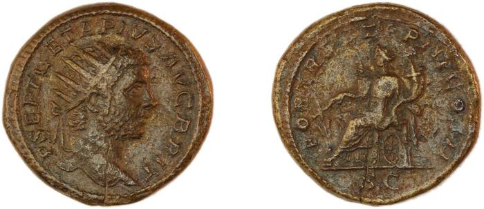 RIC IV Geta 173A, реверс, bm
