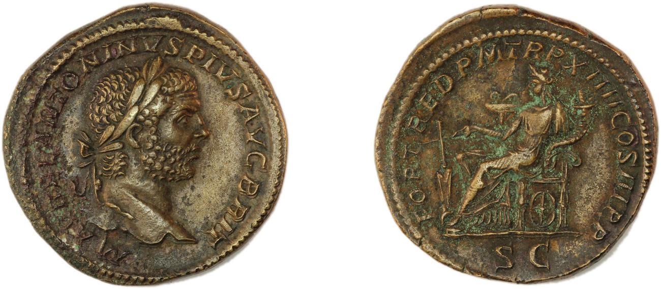 RIC IV Caracalla 479A, аверс, Британский музей