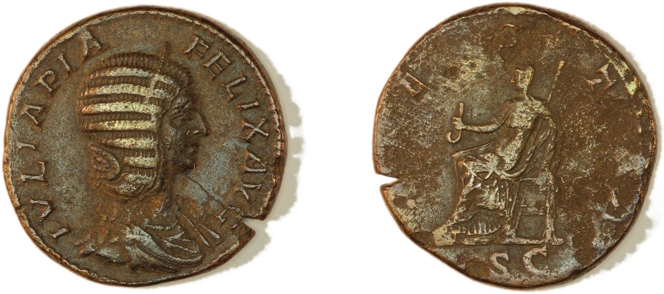 RIC IV Caracalla 593, аверс, Британский музей