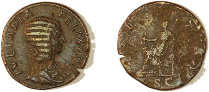 RIC IV Caracalla 593, реверс, Британский музей