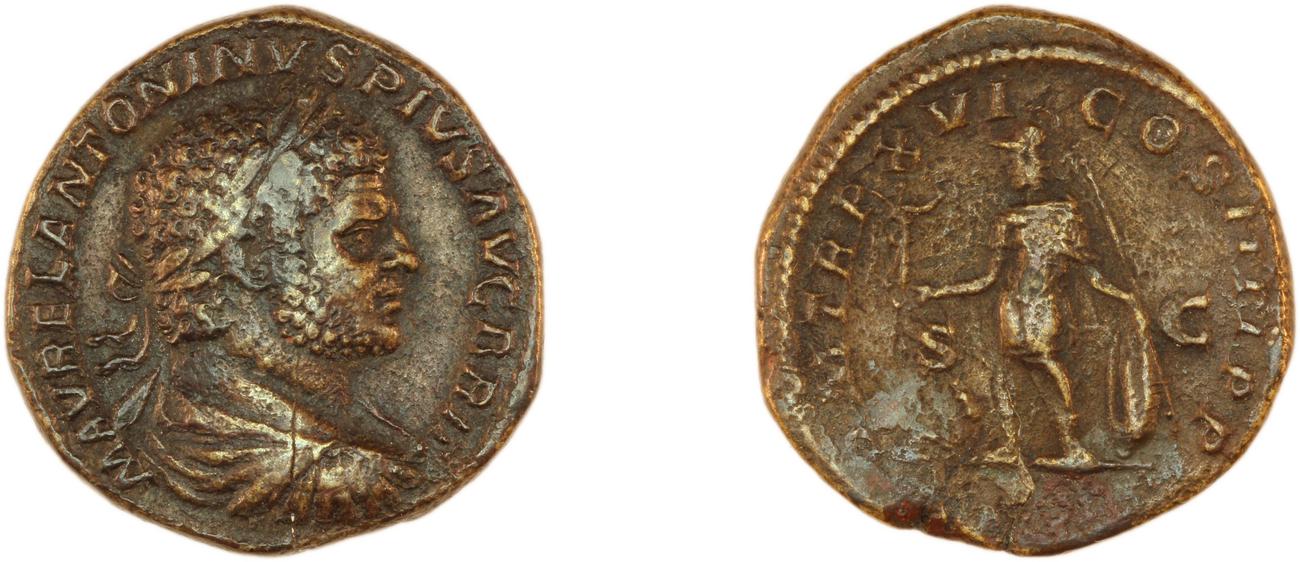 RIC IV Caracalla 496B, аверс, Британский музей
