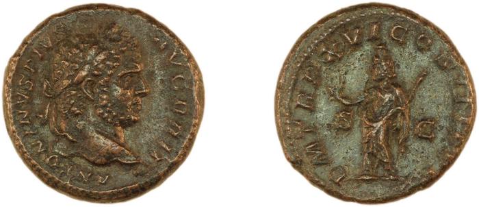 RIC IV Caracalla 505, реверс, Британский музей