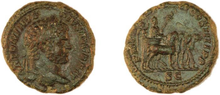 RIC IV Caracalla 506, реверс, Британский музей