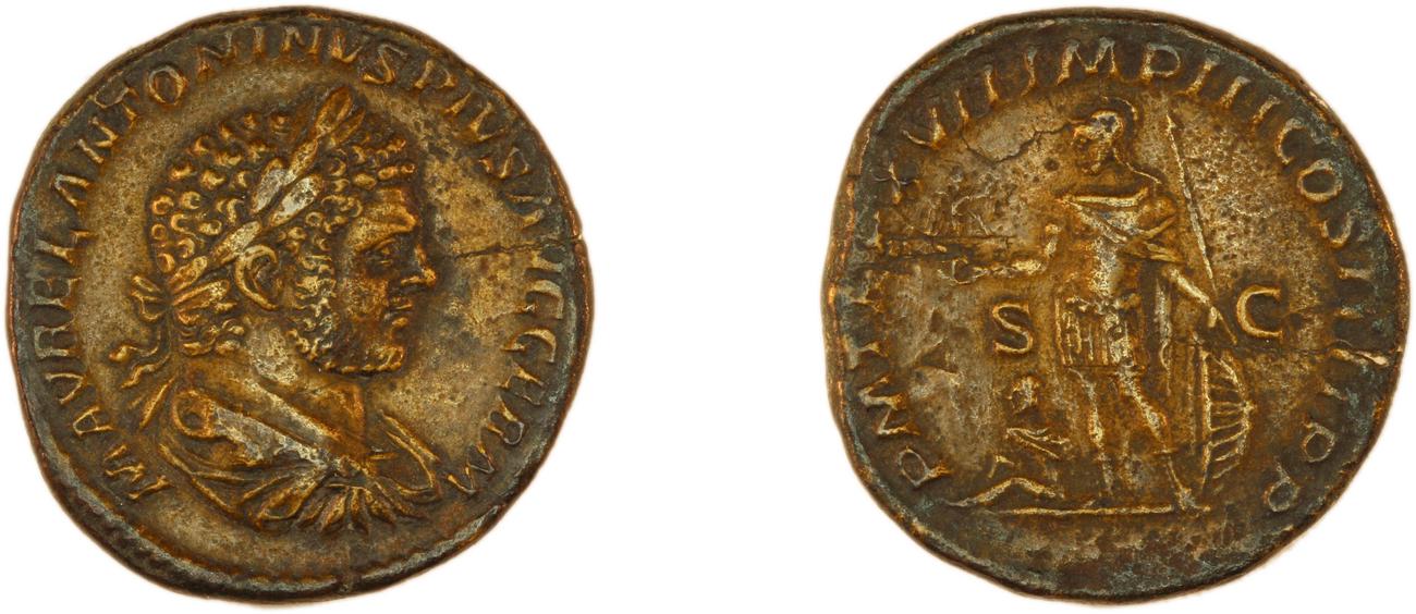 RIC IV Caracalla 524A, аверс, Британский музей