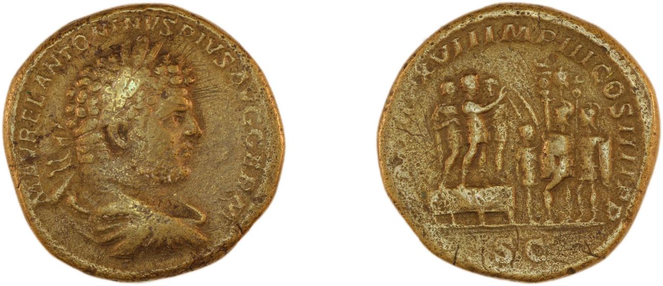 obverse RIC IV Caracalla 525A