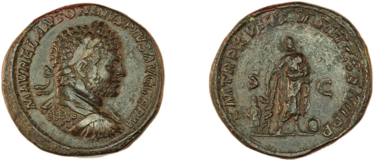 obverse RIC IV Caracalla 538B