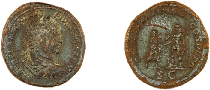 RIC IV Caracalla 544, реверс, Британский музей