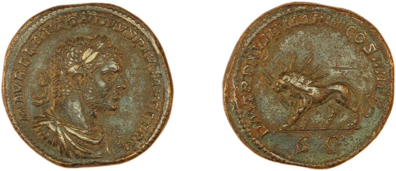 RIC IV Caracalla 548A, аверс, Британский музей