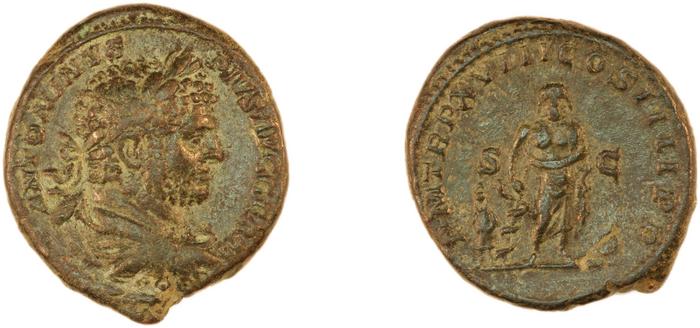 RIC IV Caracalla 554B, реверс, Британский музей