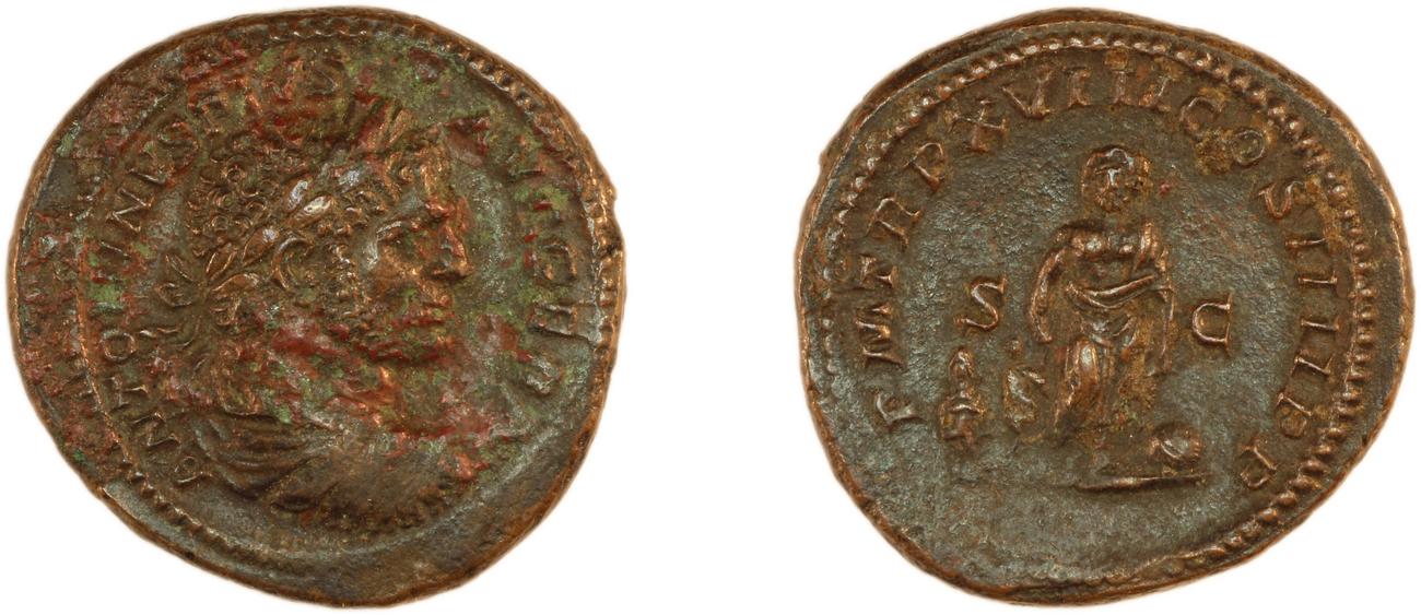 RIC IV Caracalla 554B, аверс, Британский музей