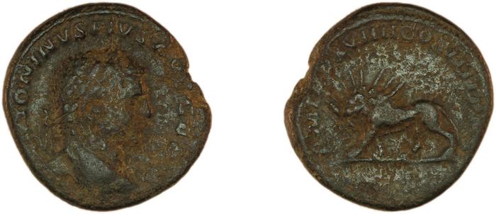 RIC IV Caracalla 564A, реверс, Британский музей